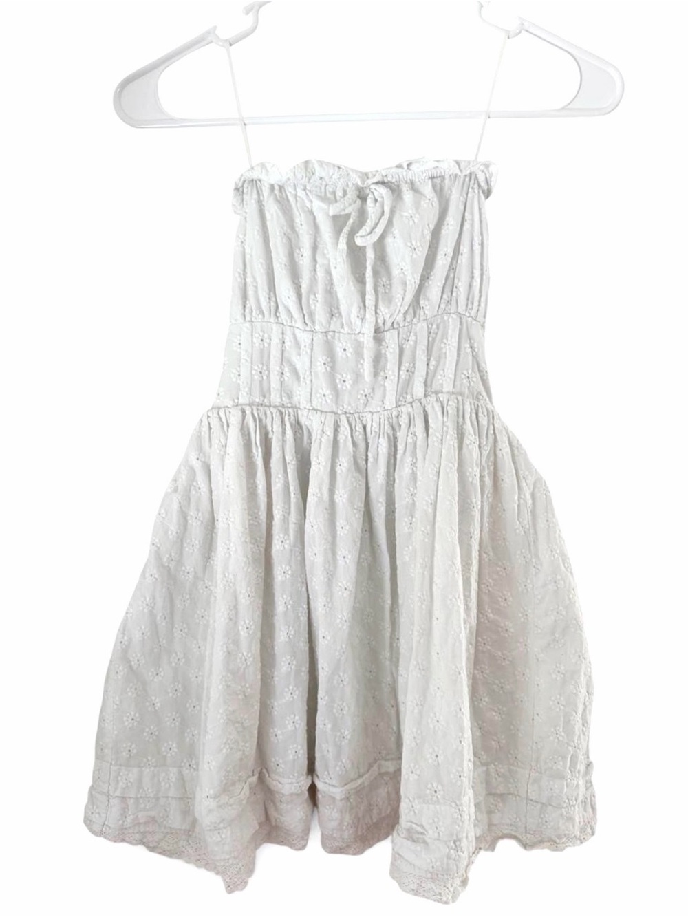 White Floral Lace Sundress